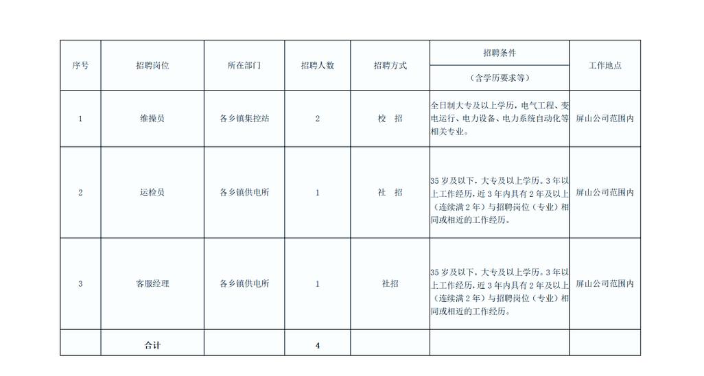 四川能投集团招聘公告
