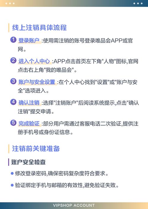 唯品会账号注销流程详解