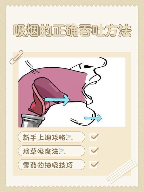 抽烟吸一口就吐出来