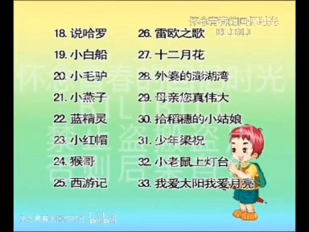 儿歌经典歌曲合集
