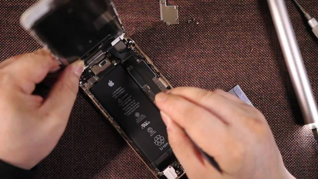 苹果6听筒防尘网更换