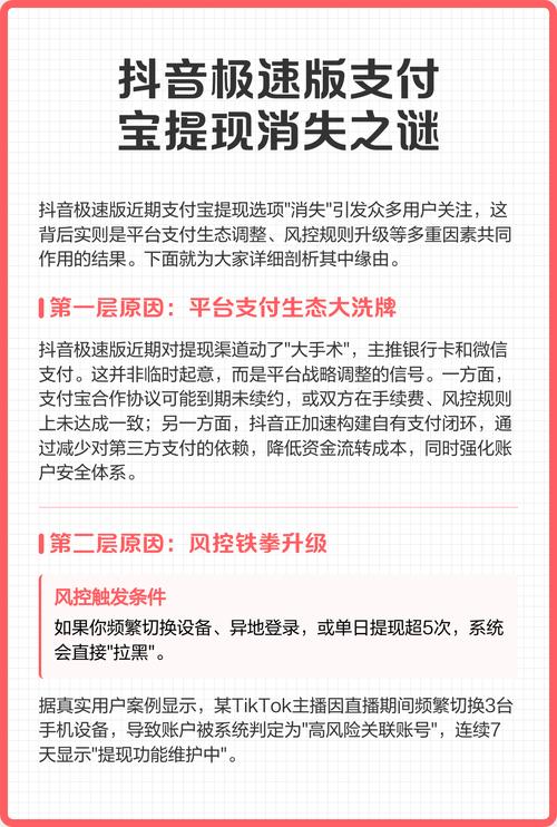 抖音提现为什么支付宝没收到
