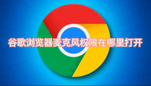 谷歌浏览器打开摄像头和麦克风权限