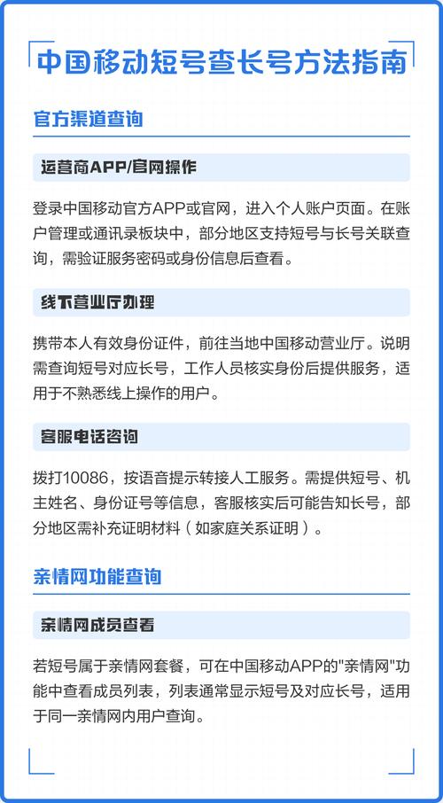知道手机短号怎么查长号码