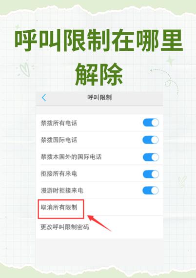 vivo手机呼叫限制怎么解除