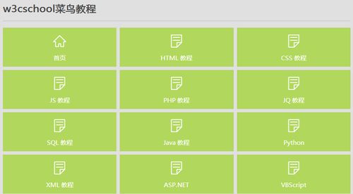 w3cschool菜鸟教程