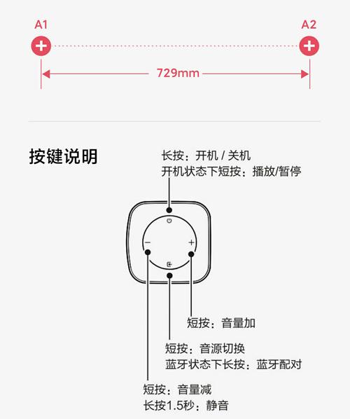 小米条形音响和低音炮连接