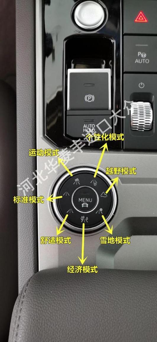 老款途锐车内所有按键图解