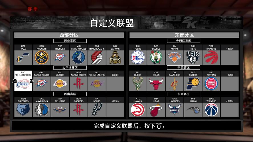 nba2k20最强球队