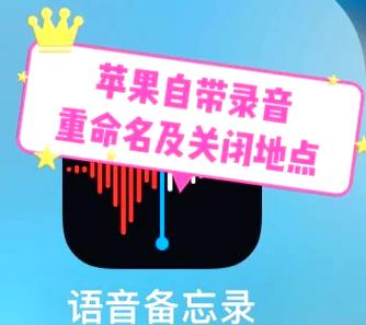 语音备忘录重命名