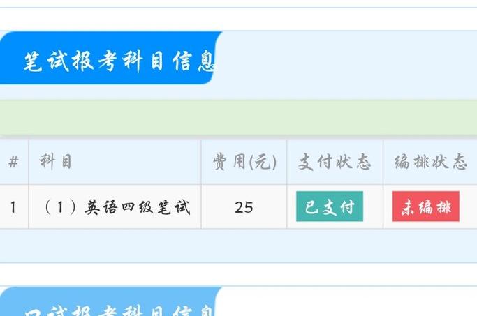四级报名
