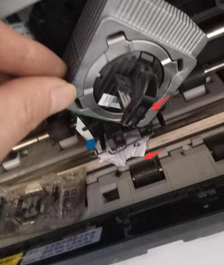 得实打印机联机灯闪烁