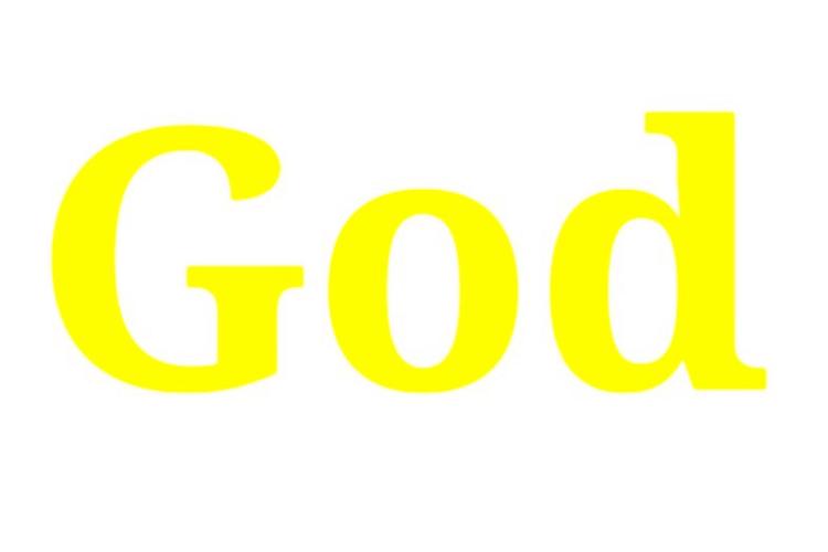 GOD和god区别