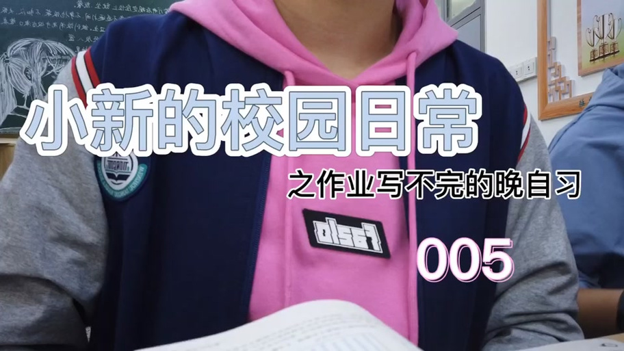写作业视频vlog截图