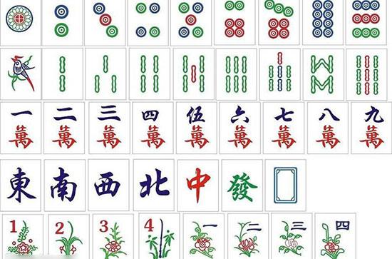 大众麻将中有几张花牌