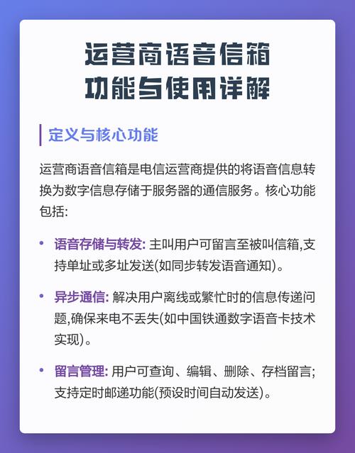 语音信箱和语音通话的区别