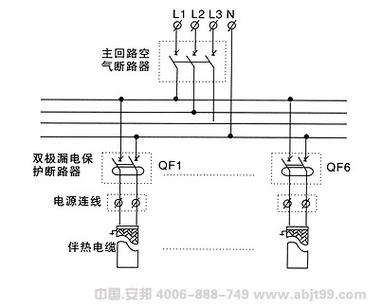 电伴热温控箱接线图