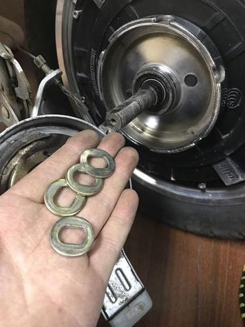 电动车后轮垫片顺序