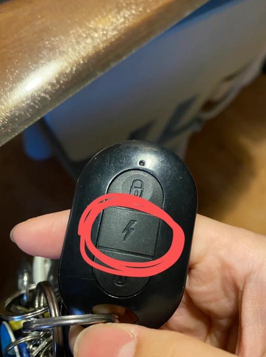电瓶车上闪电按钮是什么意思