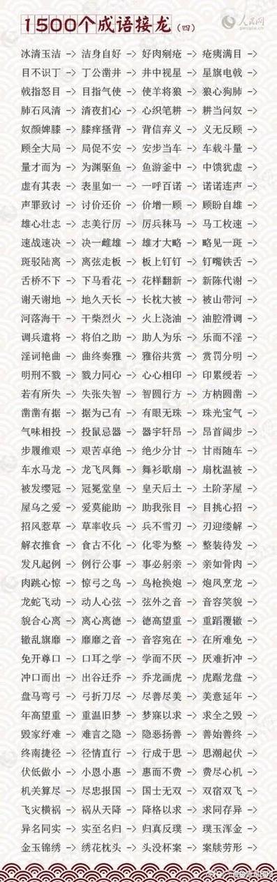 清清什么四字成语截图