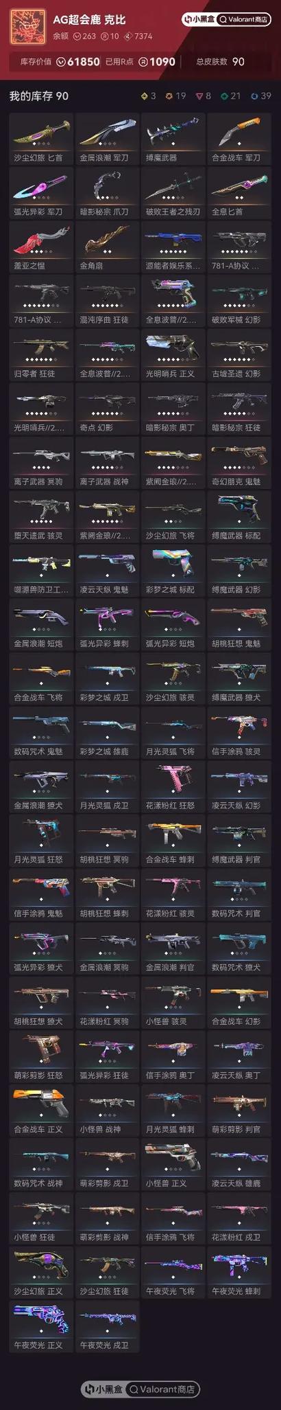 CSOL全武器价格表