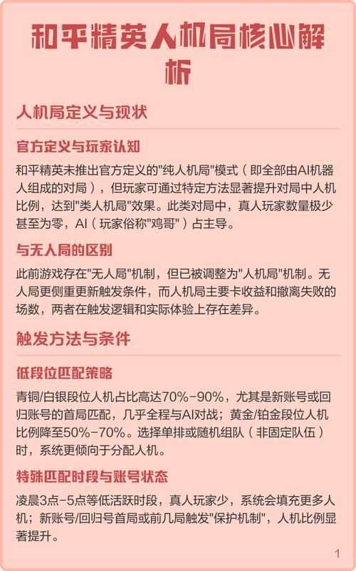 和平精英第一局是人机吗