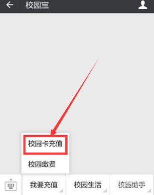 微信充校园卡一卡通