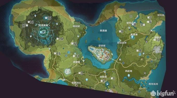 蒙德有17个限时挑战任务