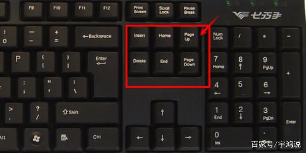 键盘找不到pageup键