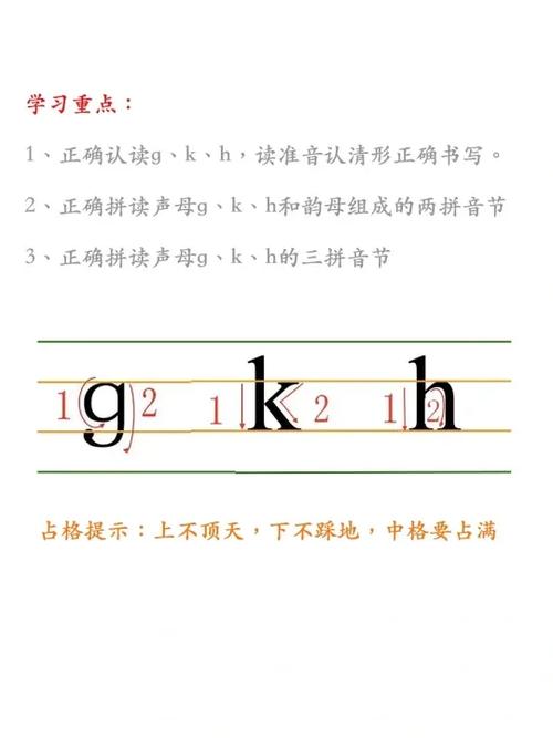 k与h的发音