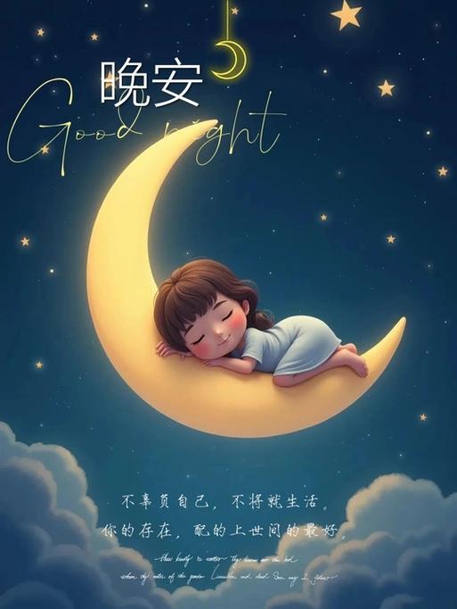 晚安图片大全唯美