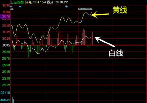 股市黄线和白线代表什么