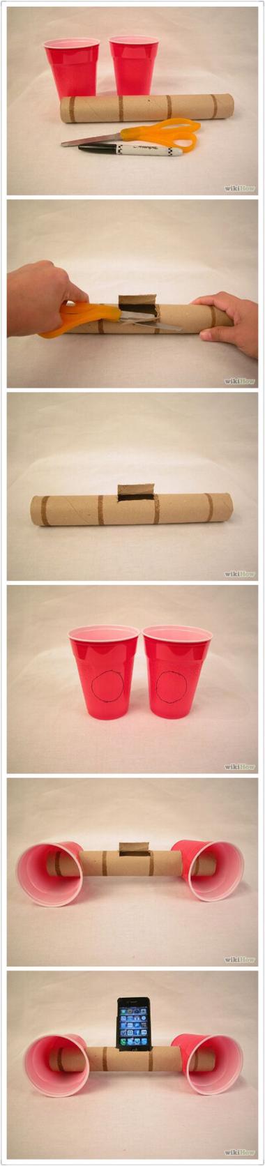 手工手机扩音器怎么做