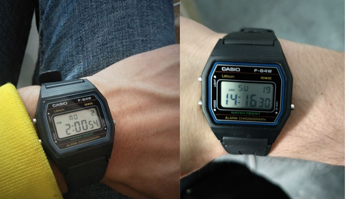 casio F84w