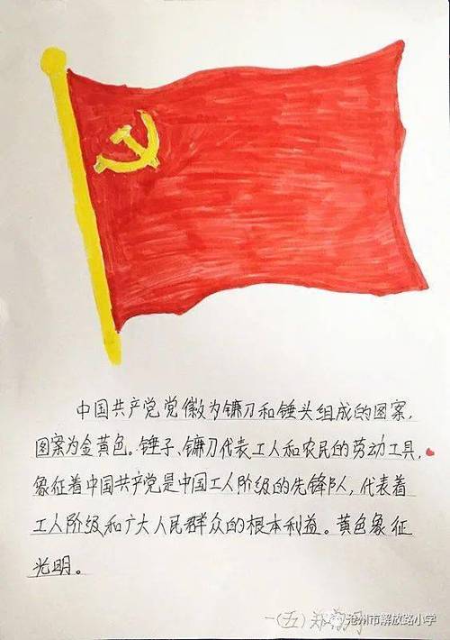 中国党旗为什么那么像