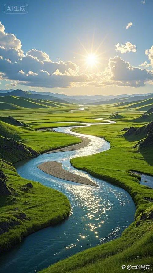 阳光美景图片