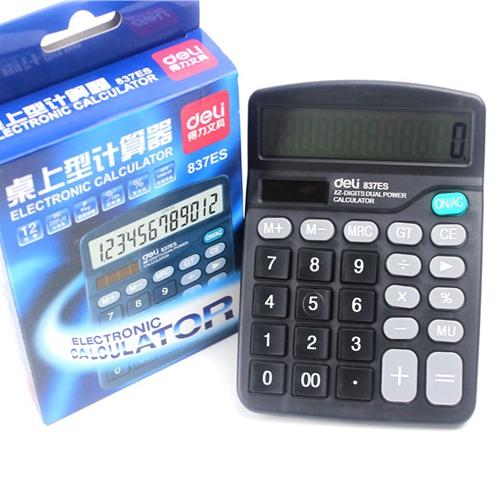 得力计算器837es12说明书
