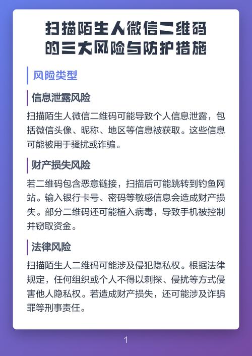 扫陌生人二维码会泄露哪些信息