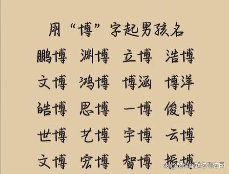 博字取名的寓意图标