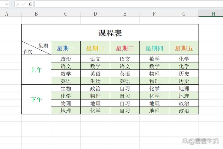做表格的基本步骤