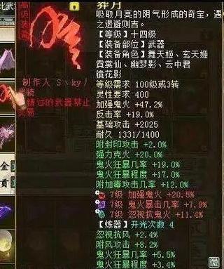 大话2八荒套装各品质数值