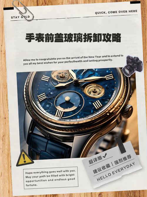 手表玻璃怎么拆卸视频教程