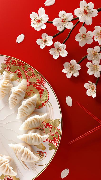 红色元素的菜品