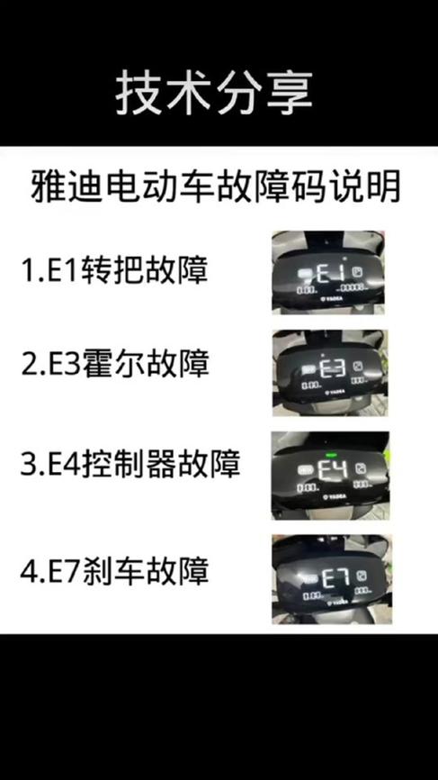 电瓶车故障排查方法