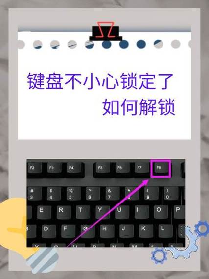 电脑键盘被锁定怎么解除缩略图