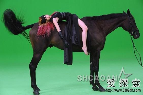 女性骑马出现生理反应