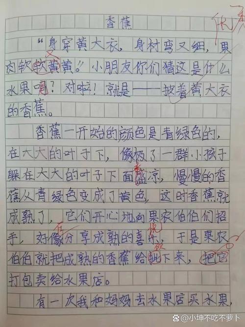 香蕉作文500字优秀缩略图