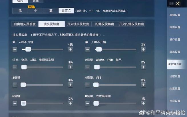 端瓦灵敏度怎么调