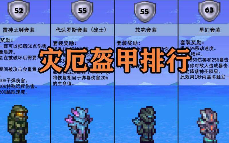 泰拉瑞亚前期盔甲推荐