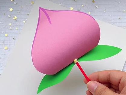 桃子最简单的手工制作